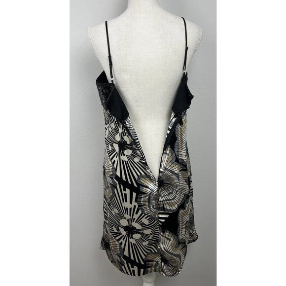 Tramp Y2K Juniors Party Cocktail Gold Black Sequin Dress Size 7 - Picture 4 of 8